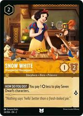 Snow White - Unexpected Houseguest [Foil] #24 Lorcana Rise of the Floodborn Prices