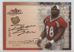 Deon Dyer [Gold] Football Cards 2000 Fleer Autographics Prices