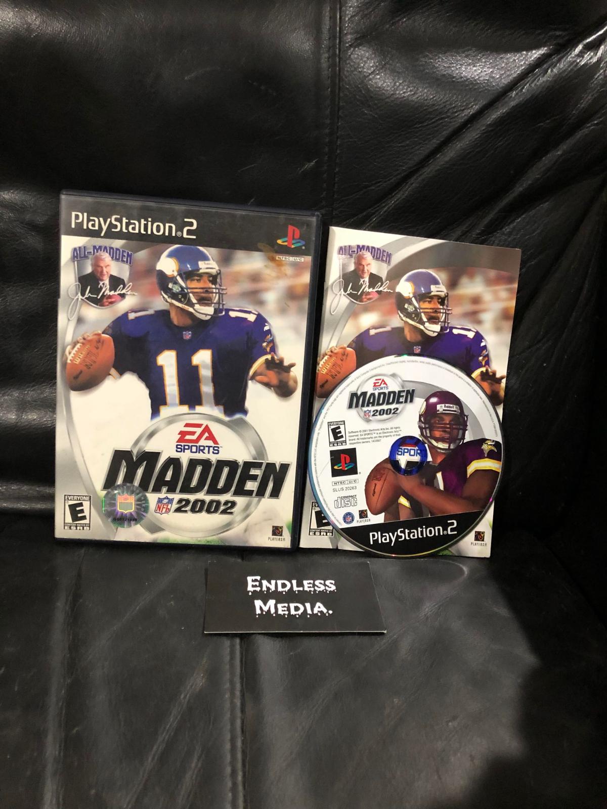 Madden 2002 | Item, Box, and Manual | Playstation 2