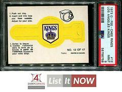 Los Angeles Kings #12 Hockey Cards 1973 O-Pee-Chee Rings Prices