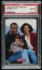 Ronnie Lott Football Cards 1992 Pro Line Profiles Prices