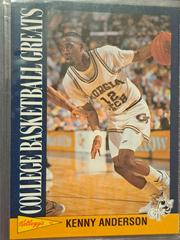 Kenny Anderson #1 Basketball Cards 1992 Kellogg's Raisin Bran College Greats Prices