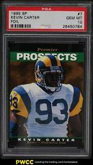 Kevin Carter [Foil] #7 Football Cards 1995 SP Prices
