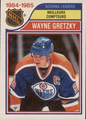 Wayne Gretzky [Scoring Leaders] #259 Hockey Cards 1985 O-Pee-Chee Prices