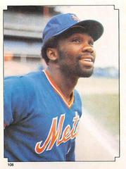 Mookie Wilson #108 Baseball Cards 1984 Topps Stickers Prices