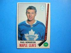 Paul Henderson Hockey Cards 1969 O-Pee-Chee Prices