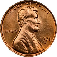 1971 S [PROOF] Coins Lincoln Memorial Penny Prices
