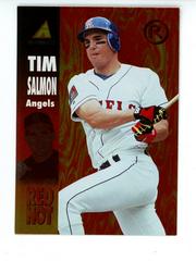 Tim Salmon #RH-19 Baseball Cards 1995 Pinnacle Red Hot Prices