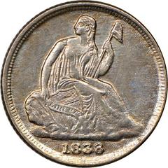 1838 O Coins Seated Liberty Half Dime Prices