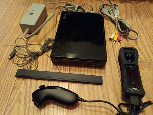 Black Nintendo Wii System photo
