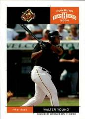 Walter Young #335 Baseball Cards 2004 Donruss Team Heroes Prices