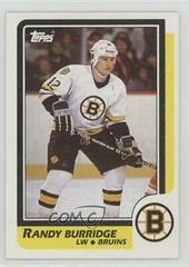 Randy Burridge #70 Hockey Cards 1986 Topps Prices
