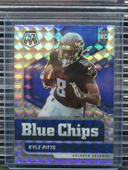 Kyle Pitts #10 Football Cards 2021 Panini Mosaic Blue Chips Prices