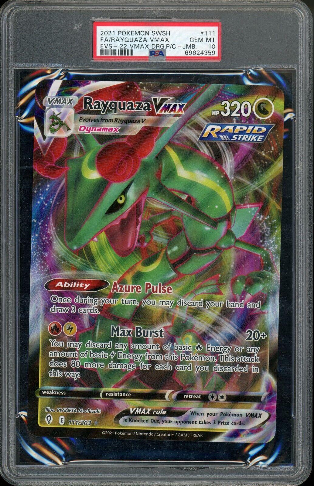 Rayquaza VMAX [Jumbo] #111 Pokemon Evolving Skies