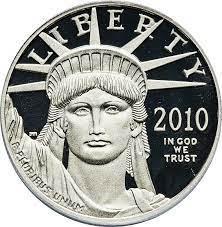 2010 W [PROOF] Coins $100 American Platinum Eagle Prices