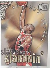 Michael Jordan #6 Basketball Cards 1996 Metal Steel Slammin' Prices