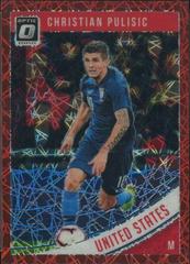 Christian Pulisic [Optic Red Velocity] #170 Soccer Cards 2018 Panini Donruss Prices