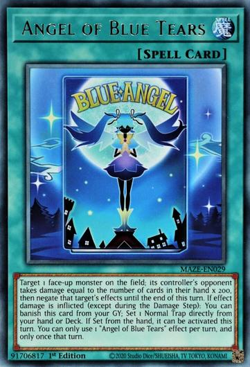 Angel of Blue Tears | Ungraded | YuGiOh Maze of Memories