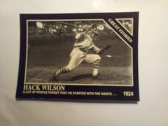 Hack Wilson #998 Baseball Cards 1994 The Sportin News Conlon Collection Prices