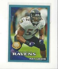 Ray Lewis [Blue] #25 Football Cards 2010 Topps Prices