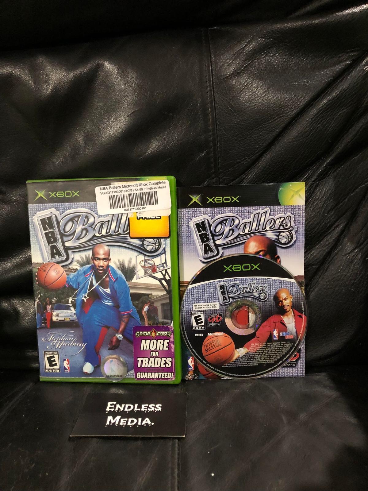 NBA Ballers Item, Box, and Manual Xbox