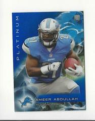 Ameer Abdullah [Sapphire Refractor] #136 Football Cards 2015 Topps Platinum Prices