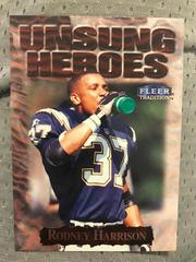 Rodney Harrison Football Cards 1999 Fleer Unsung Heroes Prices