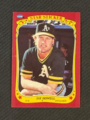 Jay Howell #62 Baseball Cards 1986 Fleer Star Stickers Prices