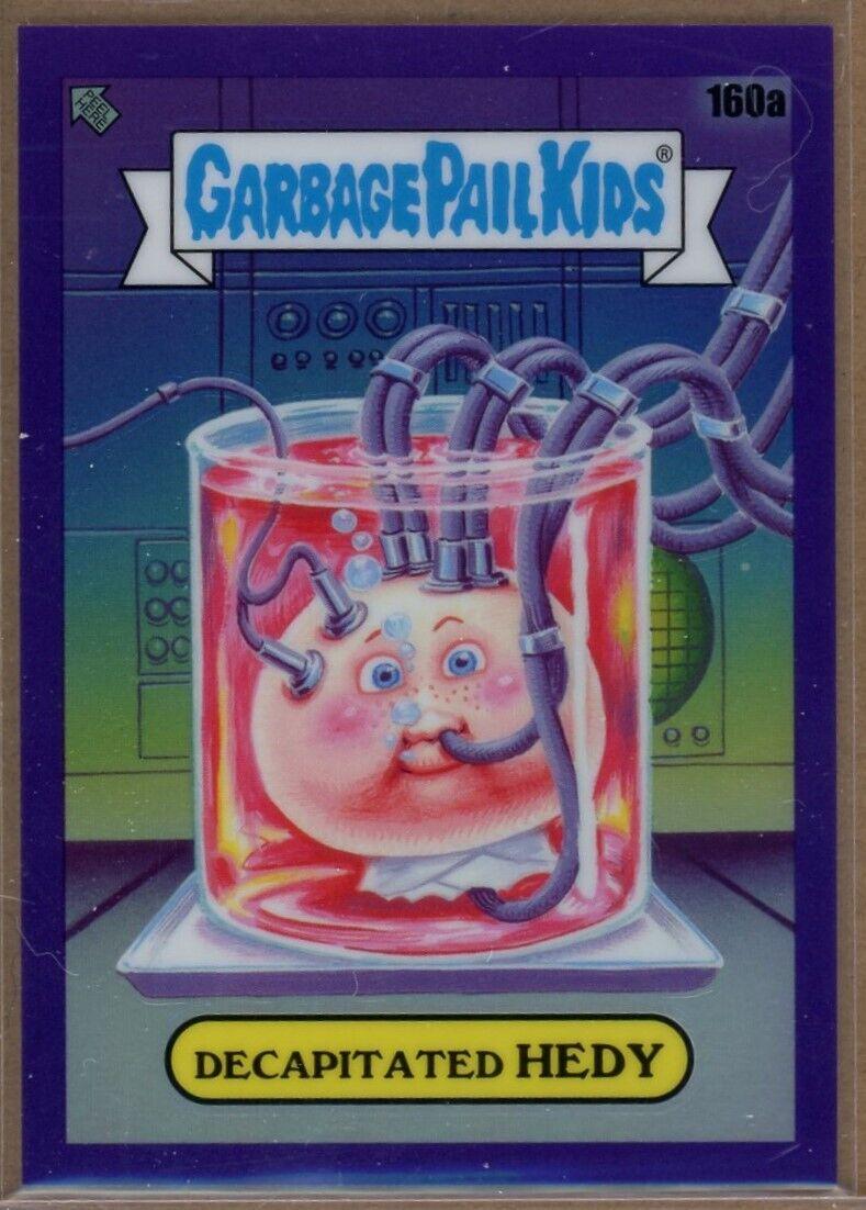 DECAPITATED HEDY [Purple] #160a 2021 Garbage Pail Kids Chrome