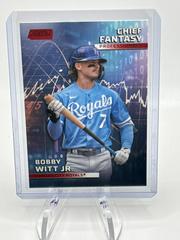 Bobby Witt Jr. [Red] #CFPRO-13 Baseball Cards 2023 Stadium Club Chief Fantasy Professionals Prices