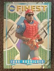 Ivan Rodriguez #109 Baseball Cards 1995 Topps Finest Insert Prices