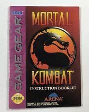 Mortal Kombat - Manual | Mortal Kombat Sega Game Gear