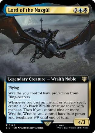 Lord of the Nazgul [Extended Art] #142 Magic Lord of the Rings Commander