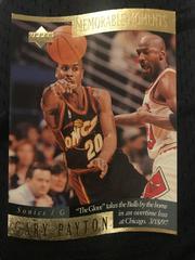 Gary Payton #9 Basketball Cards 1997 Collector's Choice Memorable Moments Prices