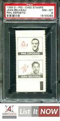 Jean Beliveau, Phil Esposito Hockey Cards 1969 O-Pee-Chee Stamps Prices