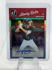 Henry Bolte [Holo] Baseball Cards 2023 Panini Donruss Retro 1990 Signatures Prices