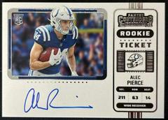 Alec Pierce [SP Variation Autograph Ticket] Football Cards 2022 Panini Contenders Prices