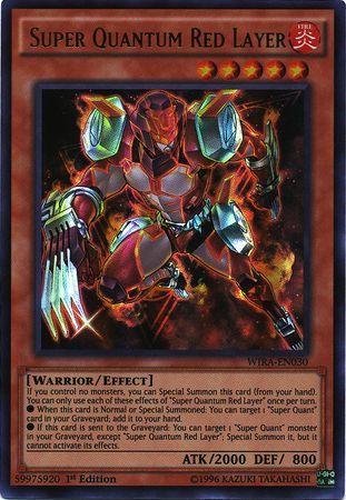 Super Quantum Red Layer WIRA-EN030 YuGiOh Wing Raiders