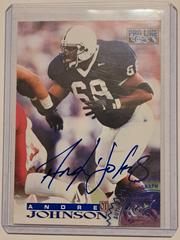 Andre Johnson #NNO Football Cards 1996 Pro Line Autographs Prices