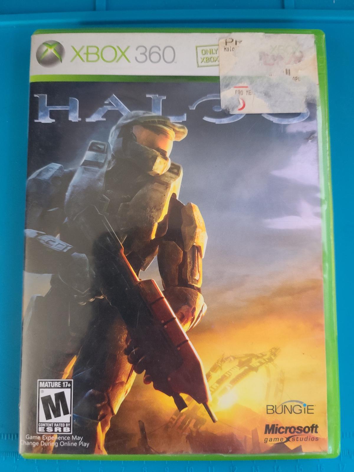 Halo 3 Item Box And Manual Xbox 360