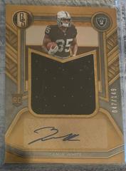 Zamir White Football Cards 2022 Panini Gold Standard Rookie Jersey Autographs Jumbo Prices