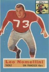 Leo Nomellini Football Cards 1956 Topps Prices