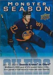 Connor McDavid #MS-46 Hockey Cards 2023 Upper Deck Monster Season Prices
