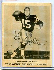 Bart Starr Football Cards 1963 Kahn's Wieners Prices