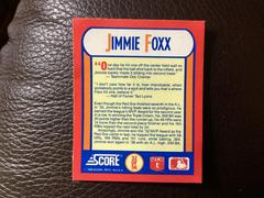 Jimmie Foxx #32 Baseball Cards 1990 Score Magic Motion Trivia Prices