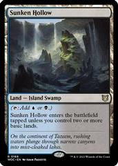 Sunken Hollow Magic Wilds of Eldraine Commander Prices