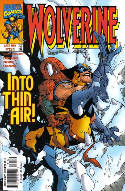 Wolverine [Corrected] #131 (1998) Comic Books Wolverine