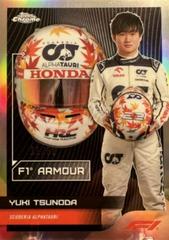 Yuki Tsunoda #AM-YT Racing Cards 2023 Topps Chrome Formula 1 Armour Prices