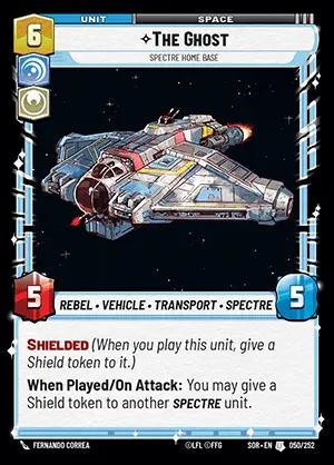 The Ghost [Foil Hyperspace] #50 Star Wars Unlimited: Spark of Rebellion