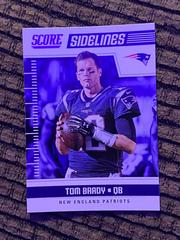 Tom Brady #12 Football Cards 2018 Score Sidelines Prices